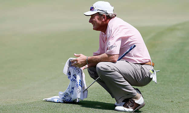 Woody Austin Squatting