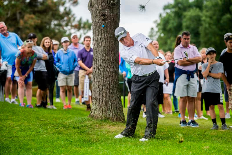 Woody Austin With Fans