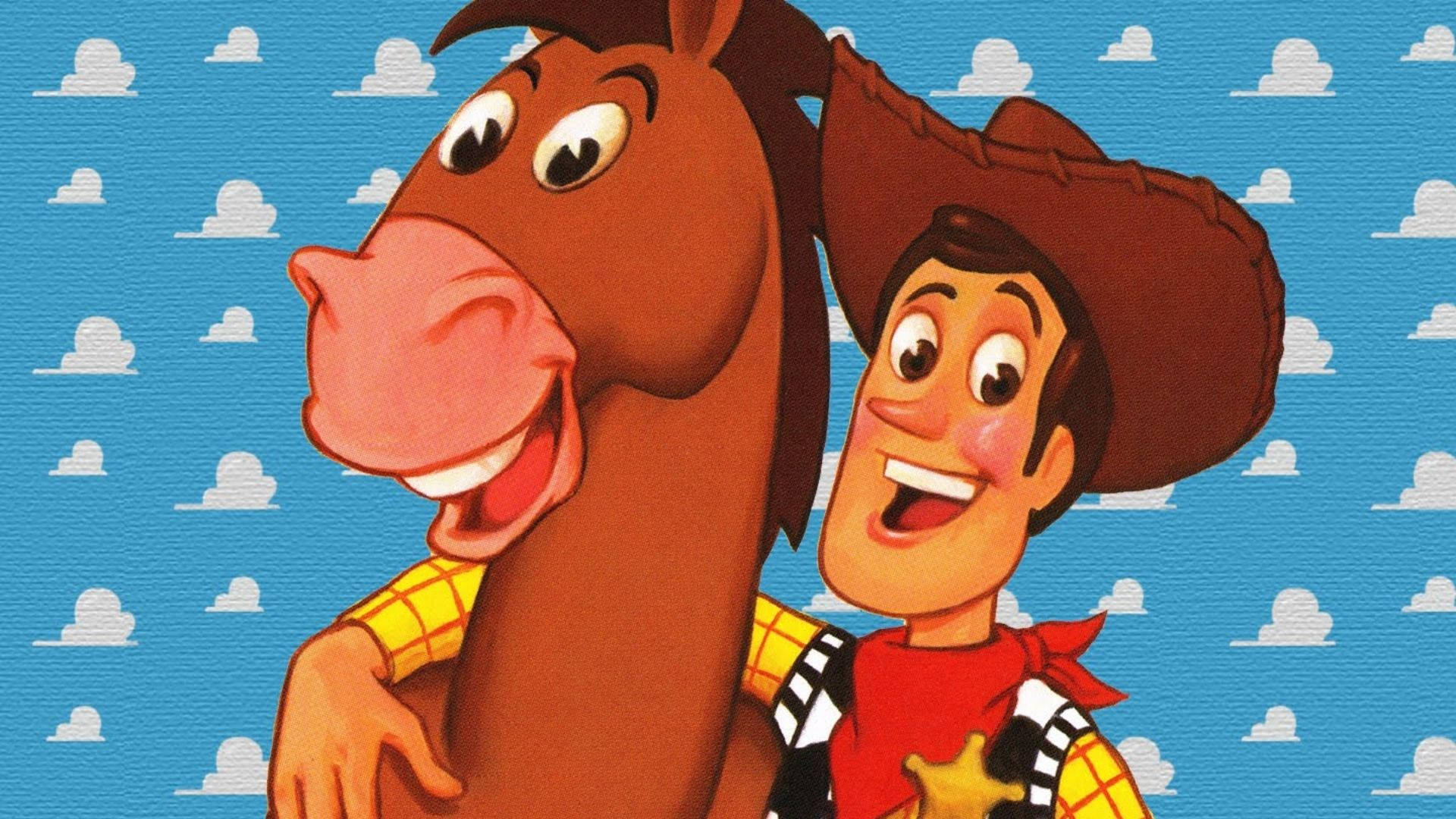 Woody Friend Bullseye Toy Story Background