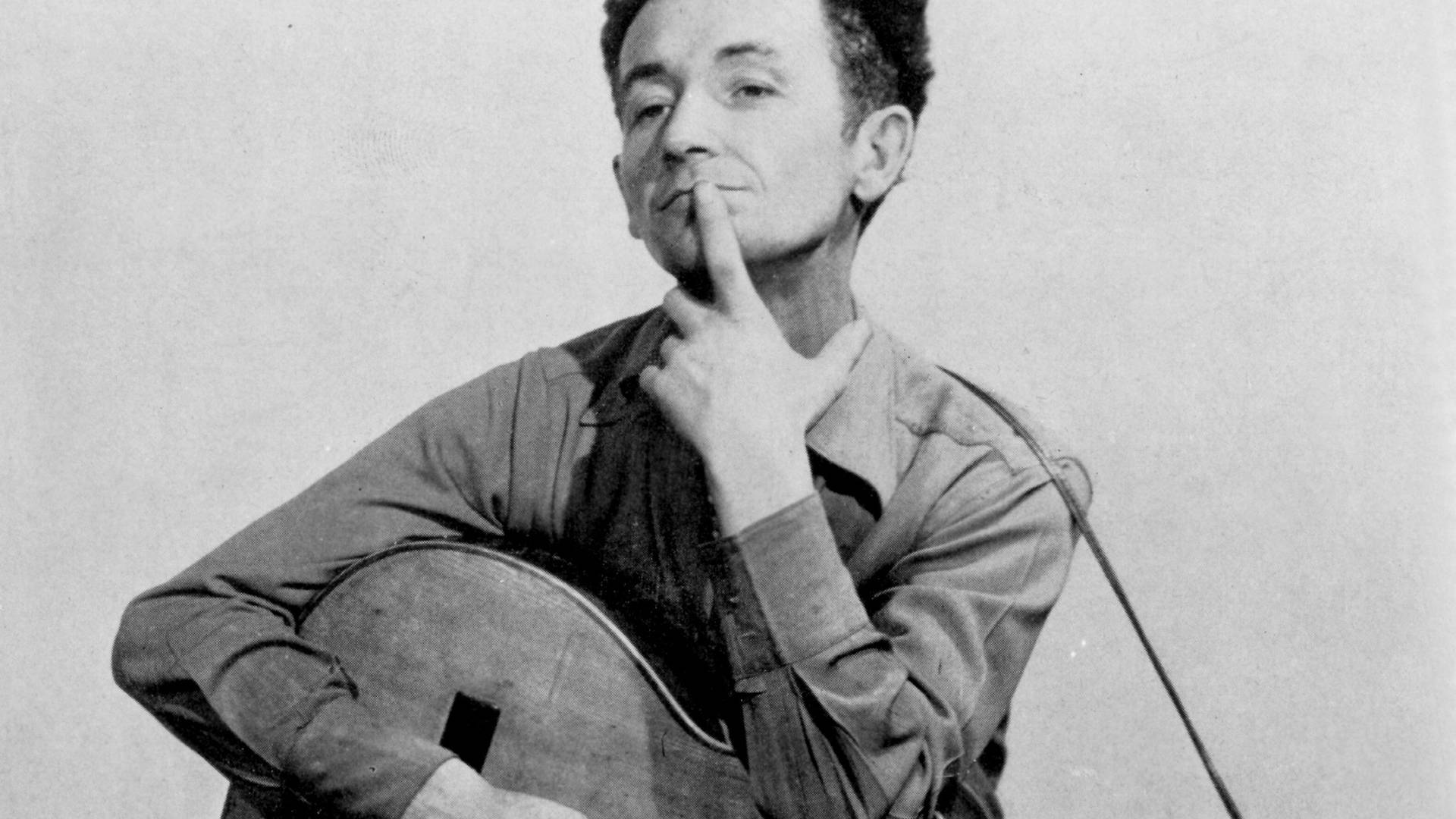 Woody Guthrie Folk Singer