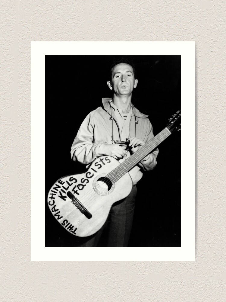 Woody Guthrie Polaroid Background