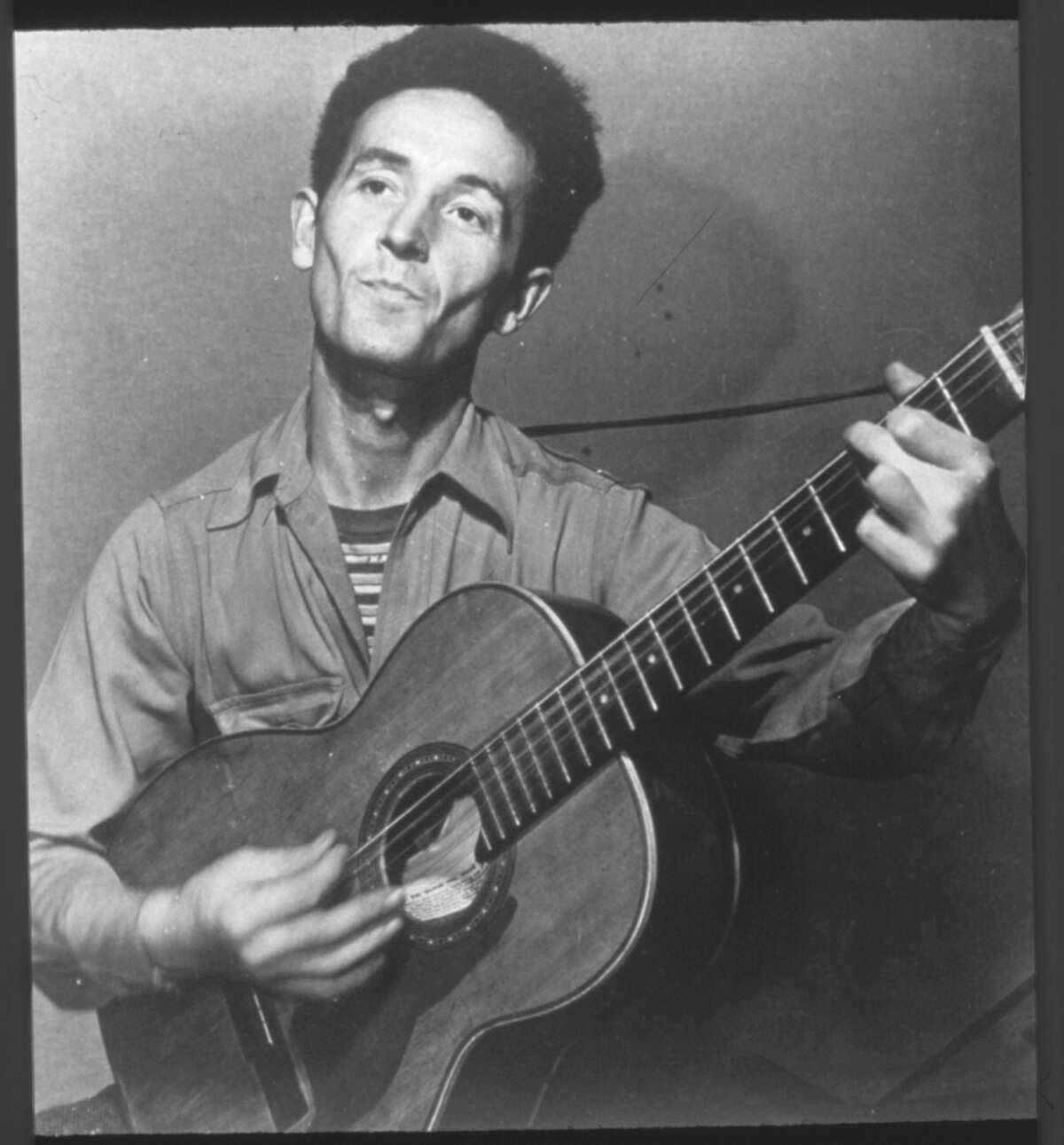 Woody Guthrie Retro Photo Background