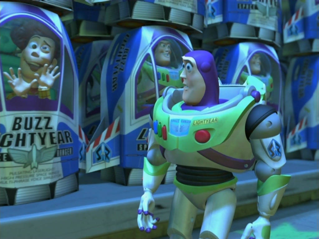Woody In Buzz Box Toy Story 2 Background