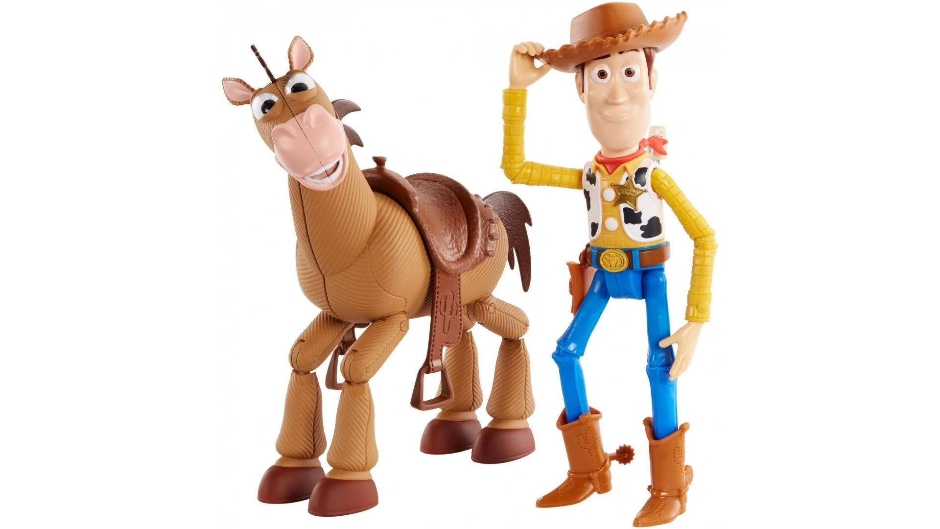Woody With Bullseye Toy Story Background