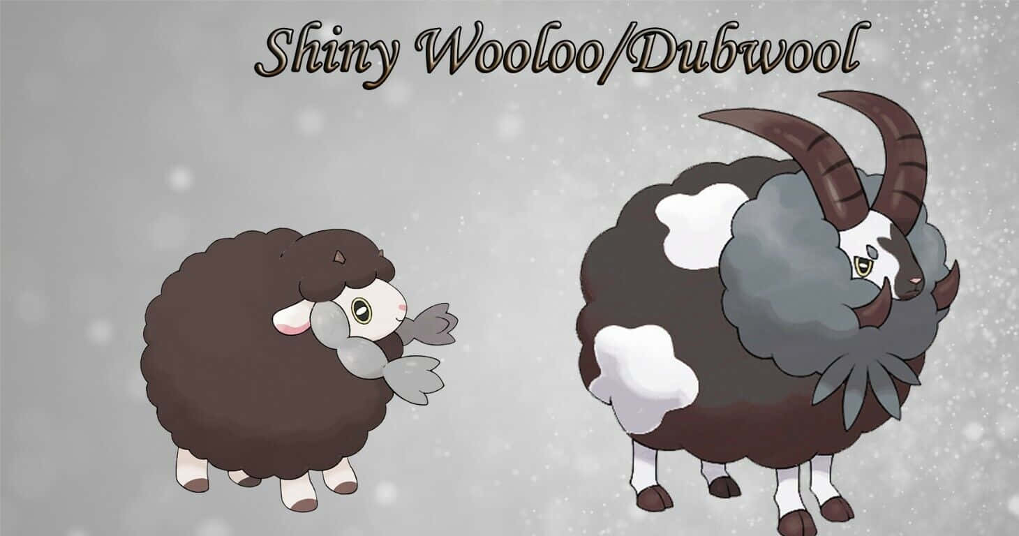 Wooloo And Dubwool Gray Hd