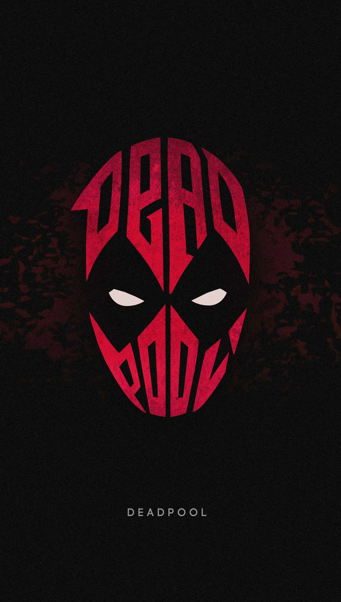 Word Art Style Deadpool Logo Background