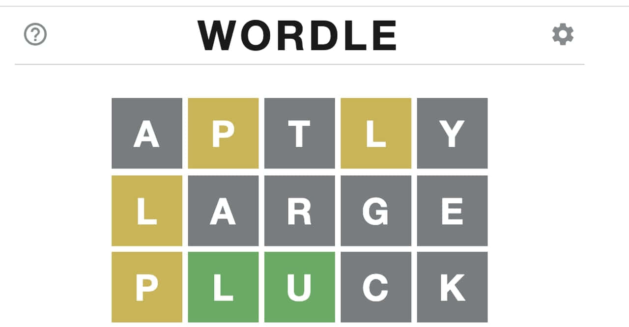 Wordle Game Screenshot Background