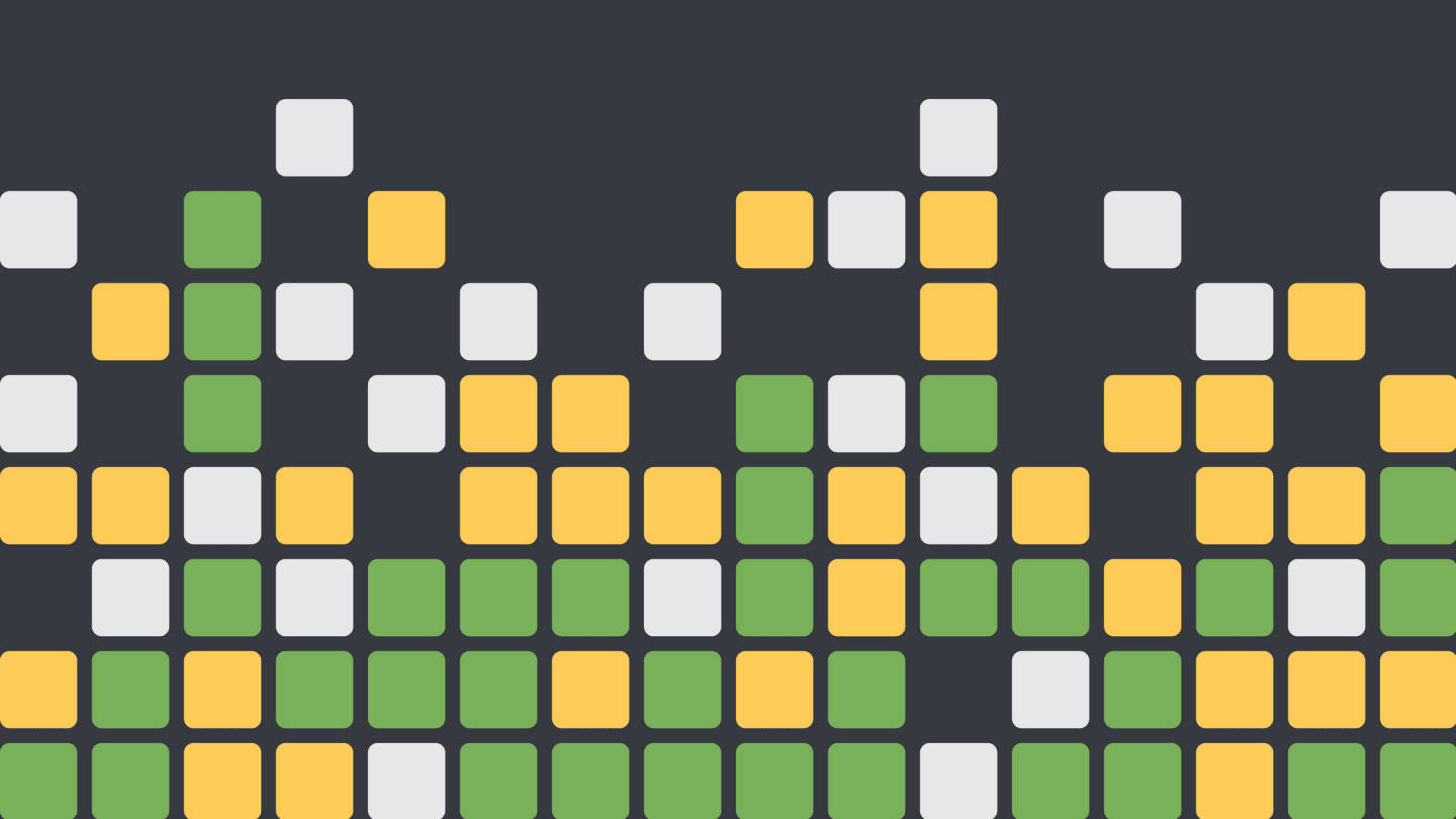 Wordle Green Yellow White Tiles