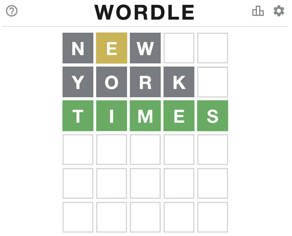 Wordle Ny Times Tiles Background