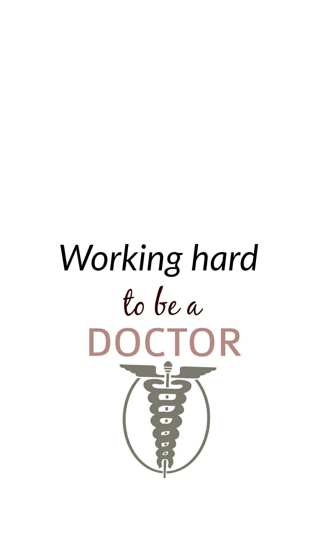 Work Hard Doctor Motivation Background