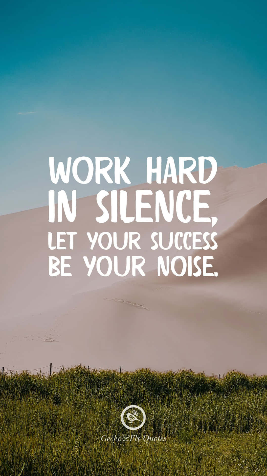 Work Hard In Silence Let Your Success Be Your Noise Background