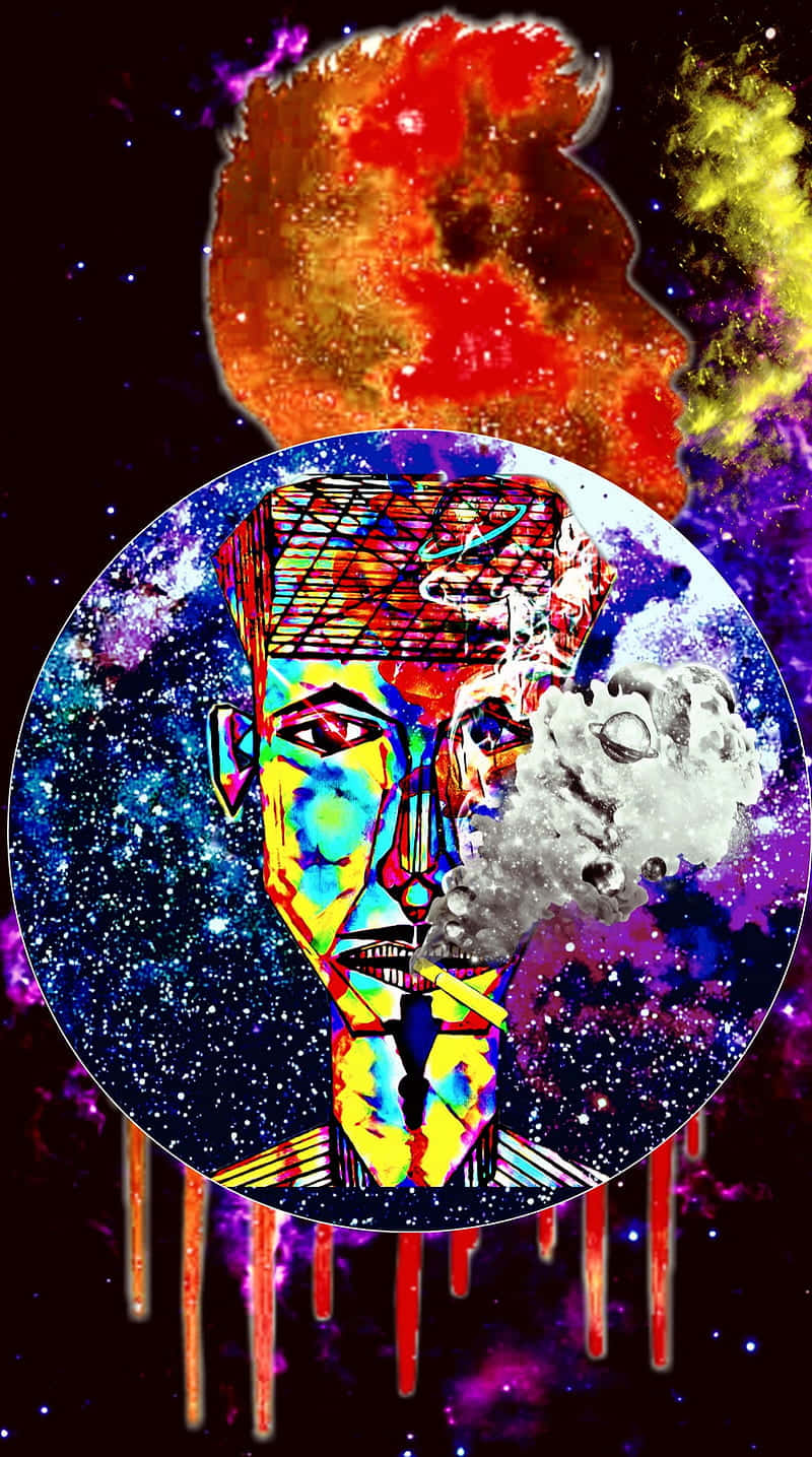 Work Of A Person With A Psychological Problem Background