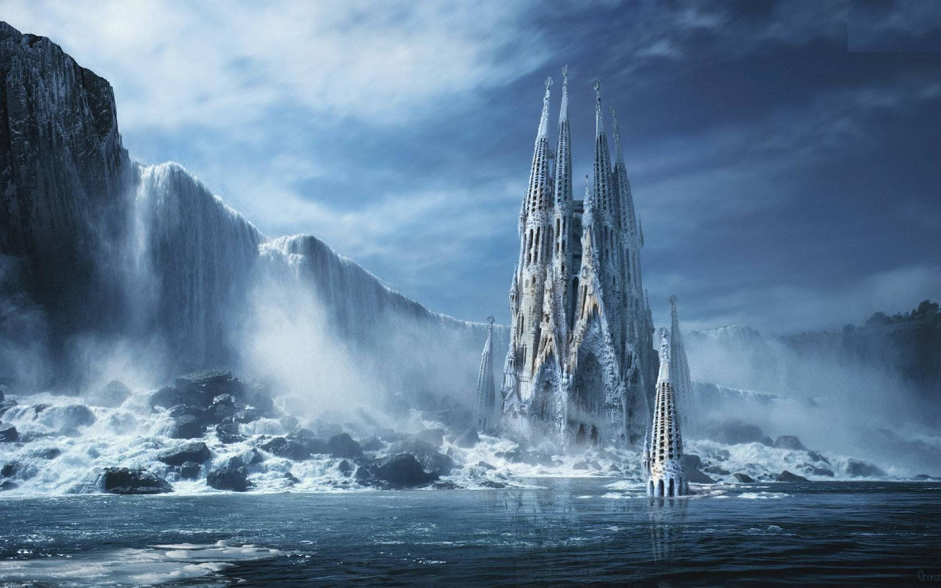 World Anvil Frozen Castle Background