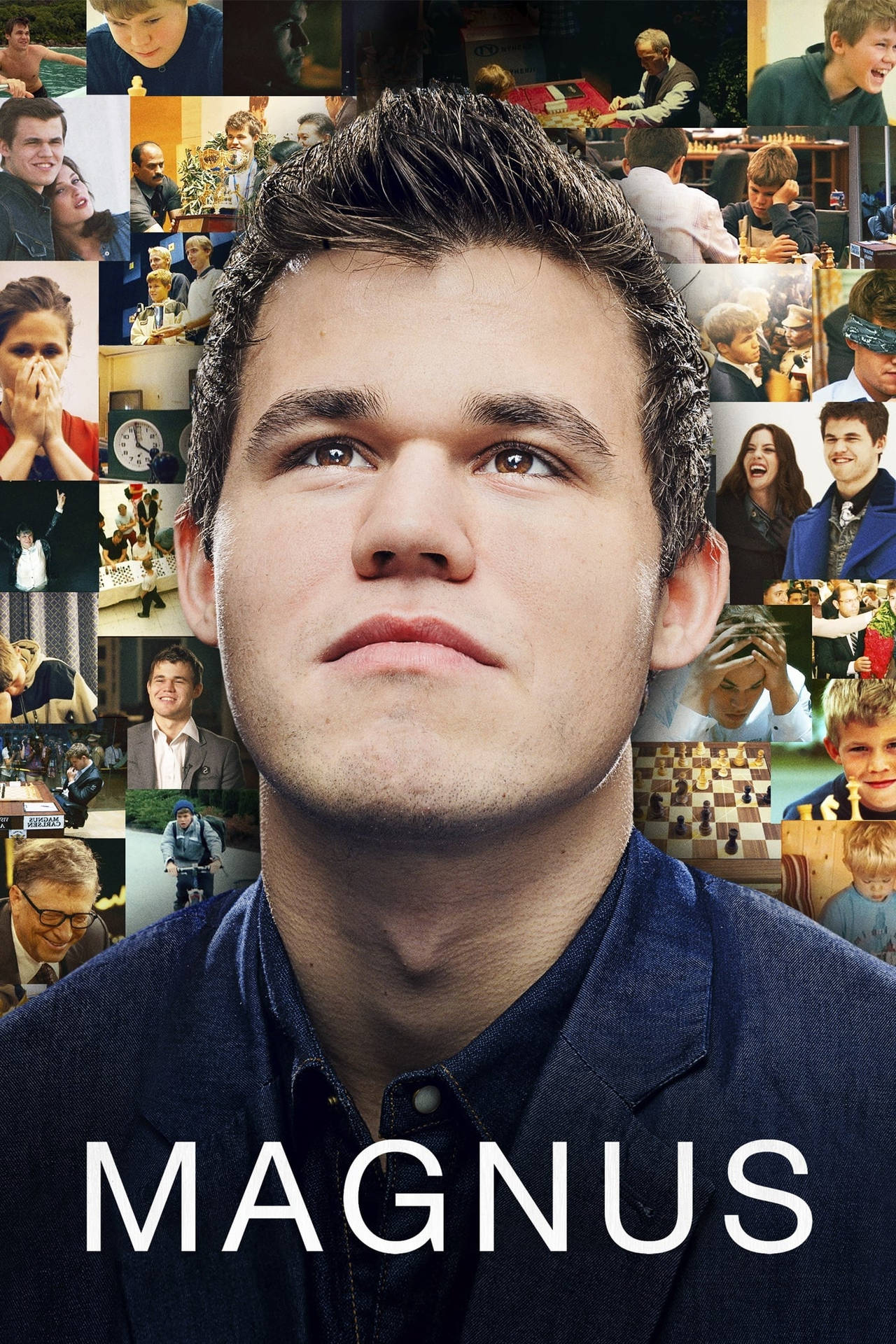 World Chess Champion Magnus Carlsen In Reflective Pose Background