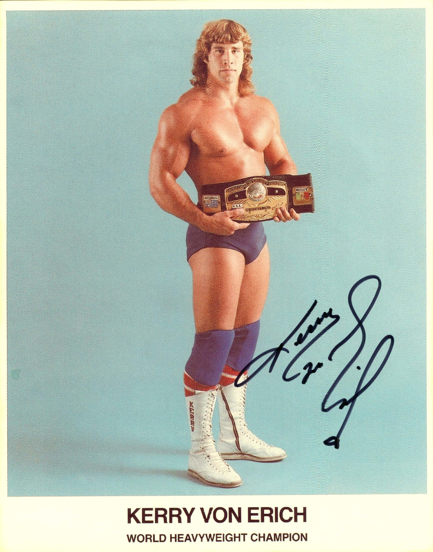 World Heavyweight Champion Kerry Von Erich