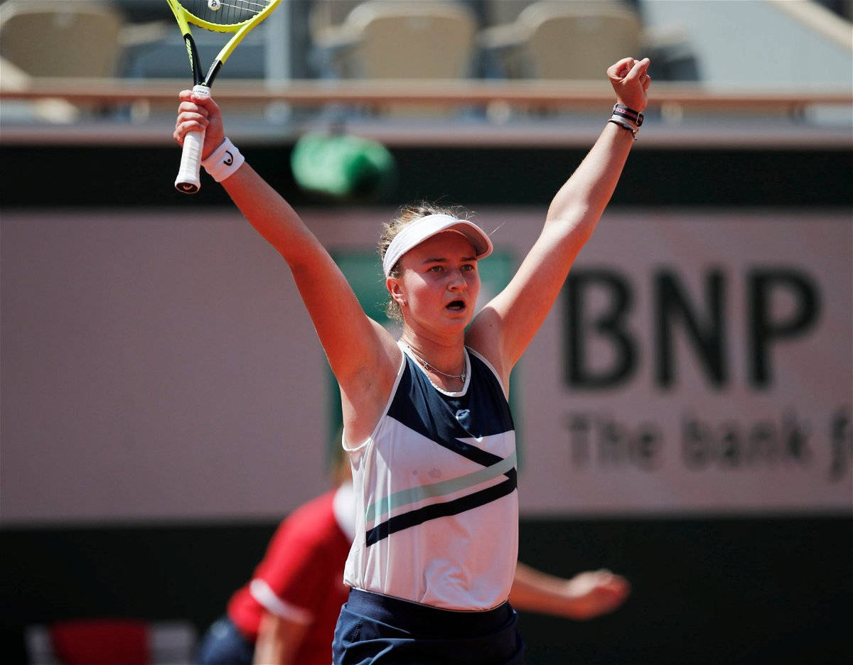 World No.1 In Doubles Barbora Krejcikova Background