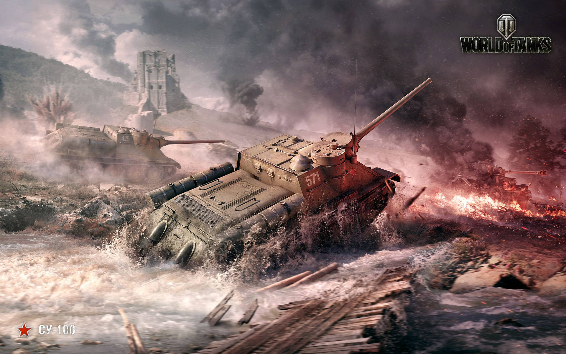 World Of Tanks Cy-100 Background