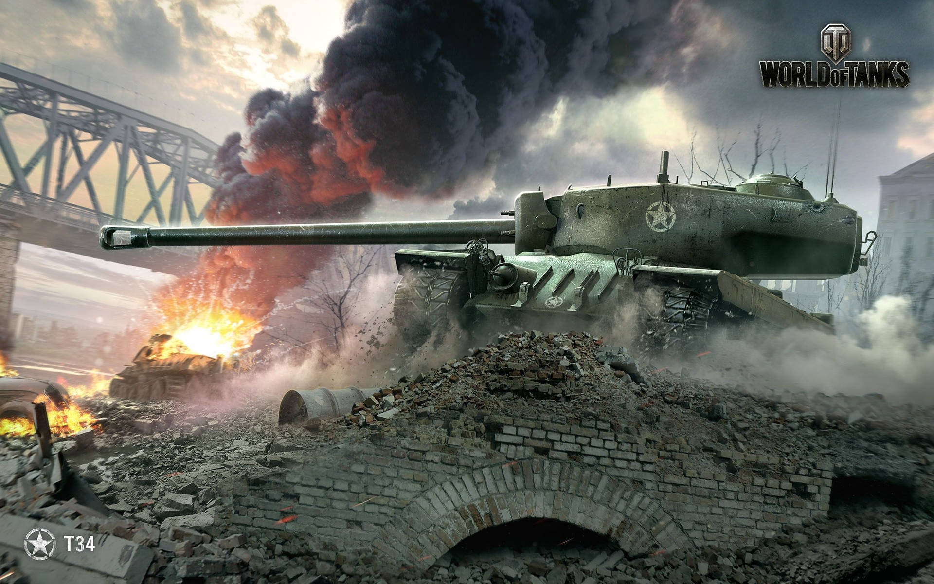 World Of Tanks T34 Background