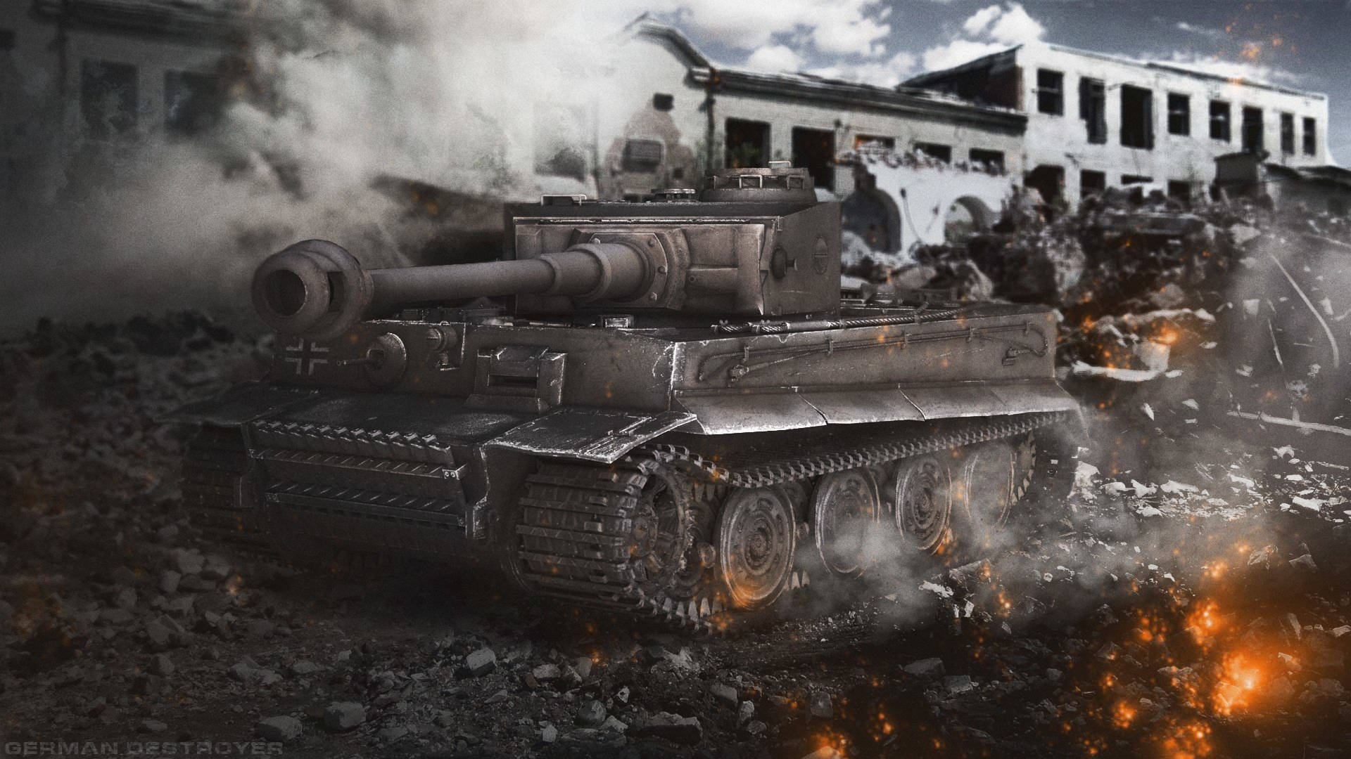 World Of Tanks Vintage Effect Background