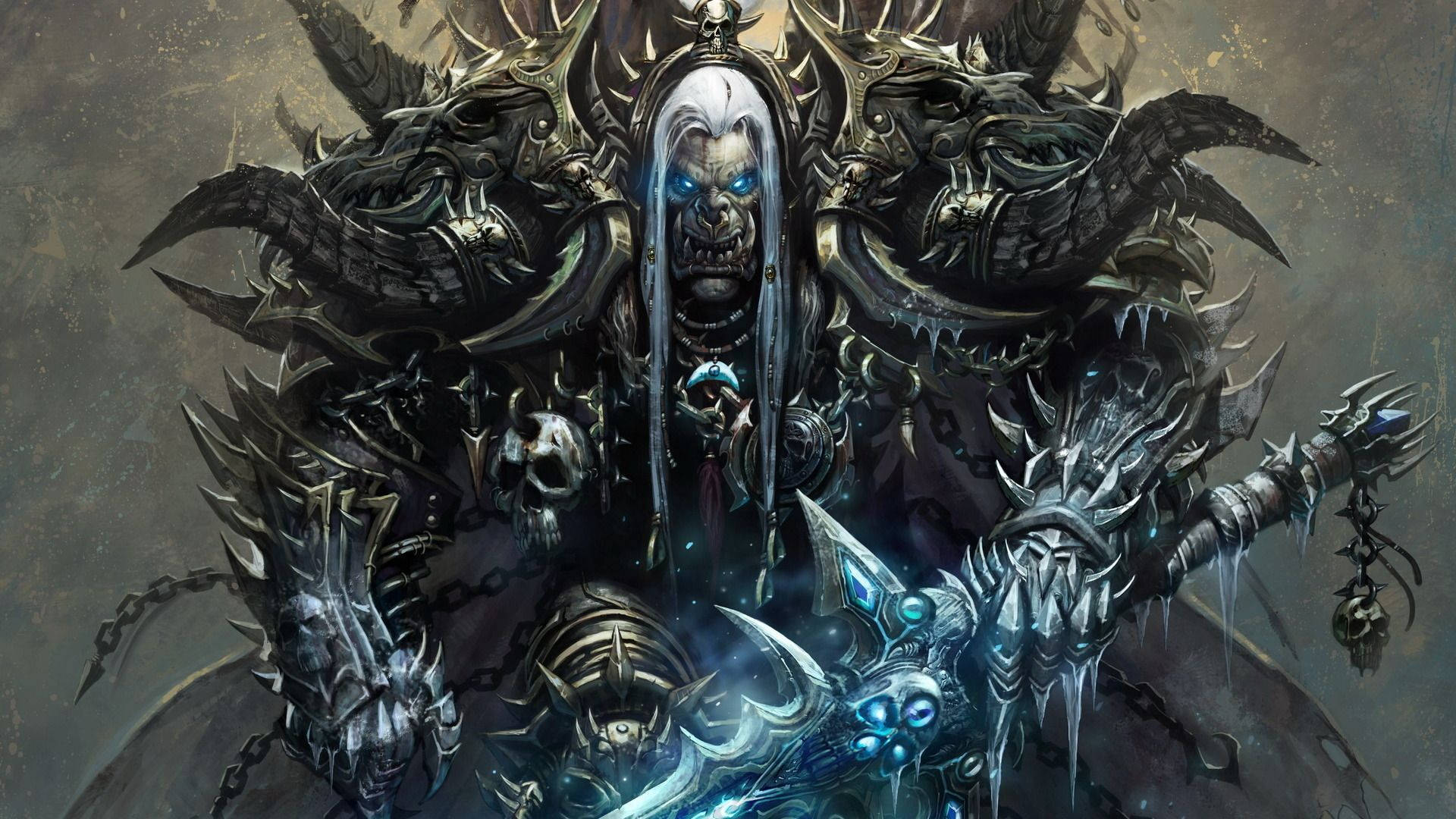 World Of Warcraft Orc Death Knight Background