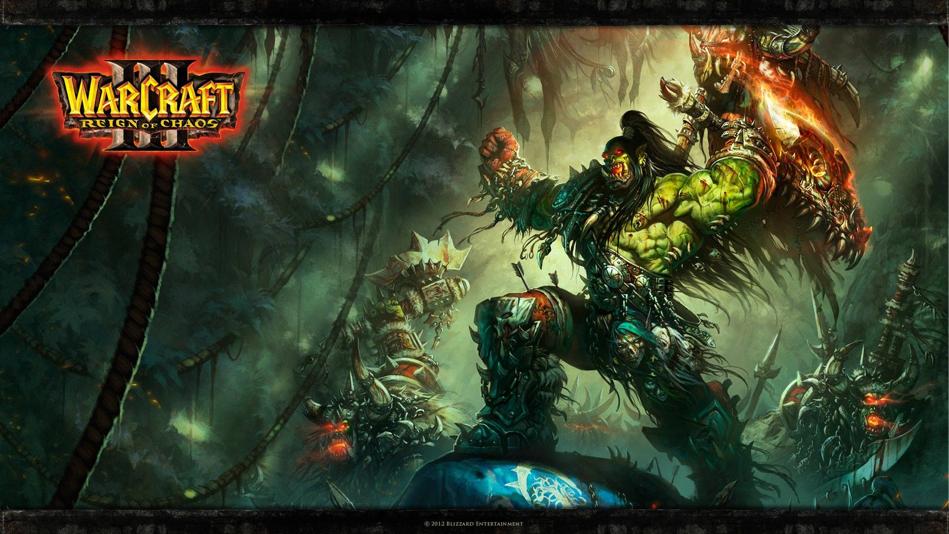 World Of Warcraft Reign Of Chaos Grom Background