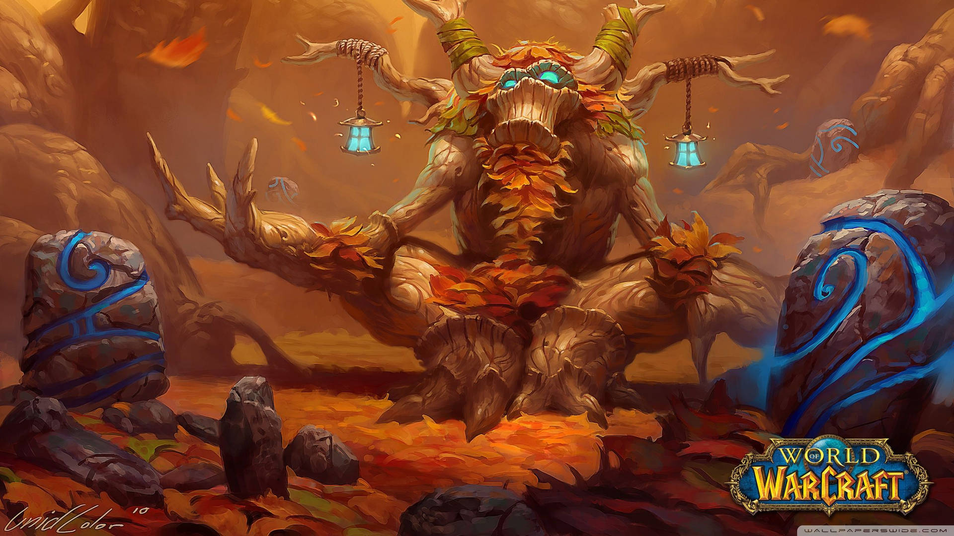 World Of Warcraft Restoration Druid Healing Background