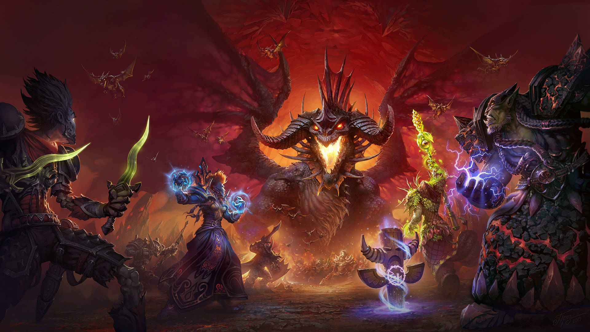 World Of Warcraft (wow) Classic Dragon Background