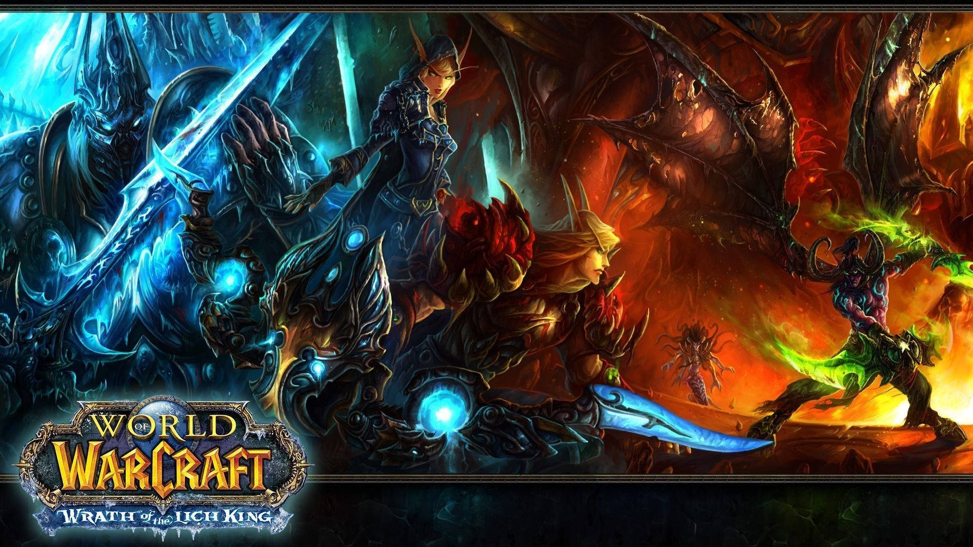 World Of Warcraft Wrath Of The Lich King Alliance Background