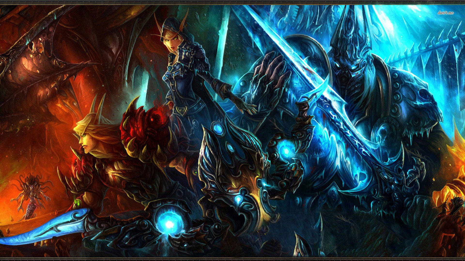 World Of Warcraft Wrath Of The Lich King Characters Background