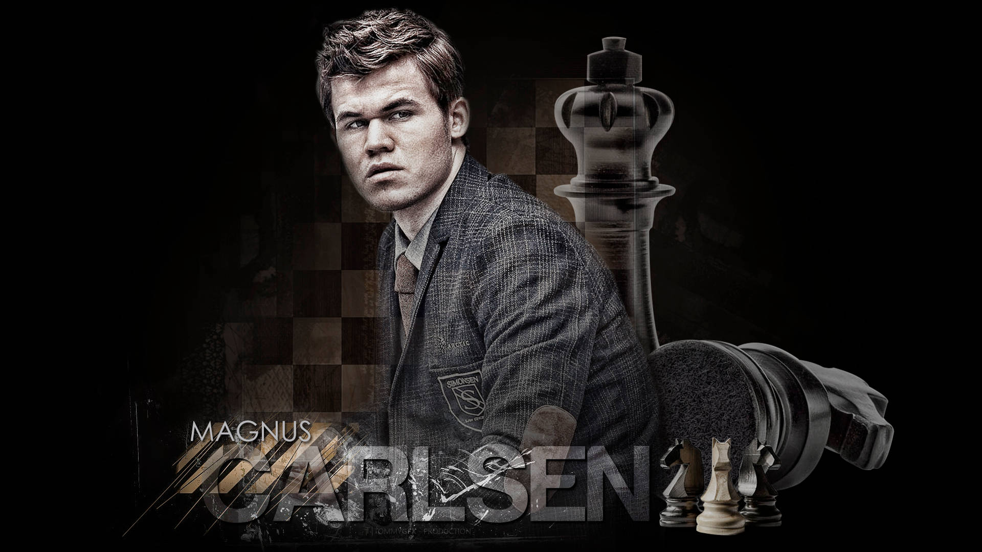 World's Best Chess Player Magnus Carlsen Background