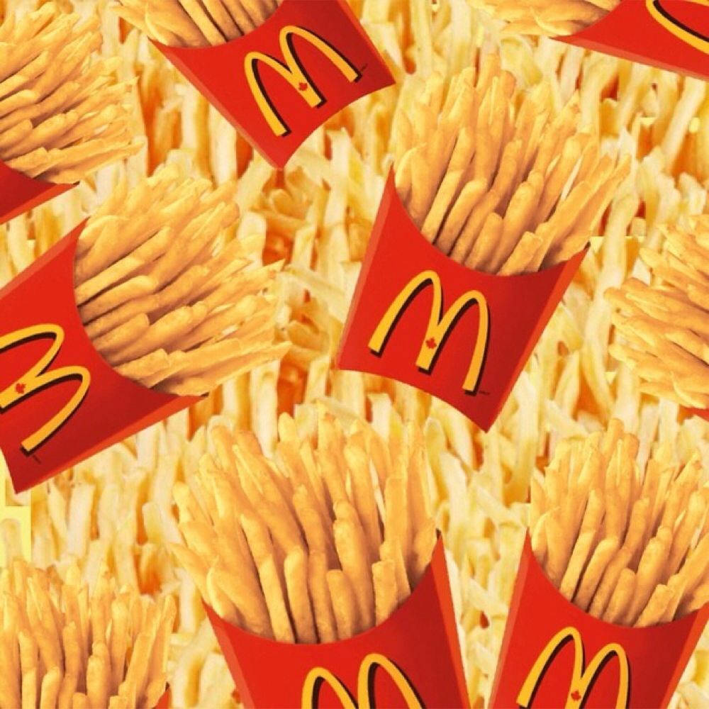 World's Famous French Fries Background
