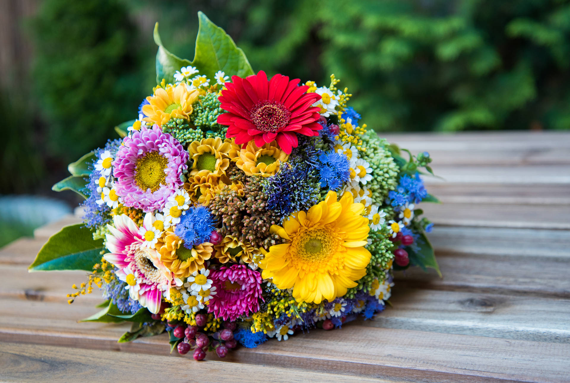 World's Most Beautiful Flowers Colourful Bouquet Background