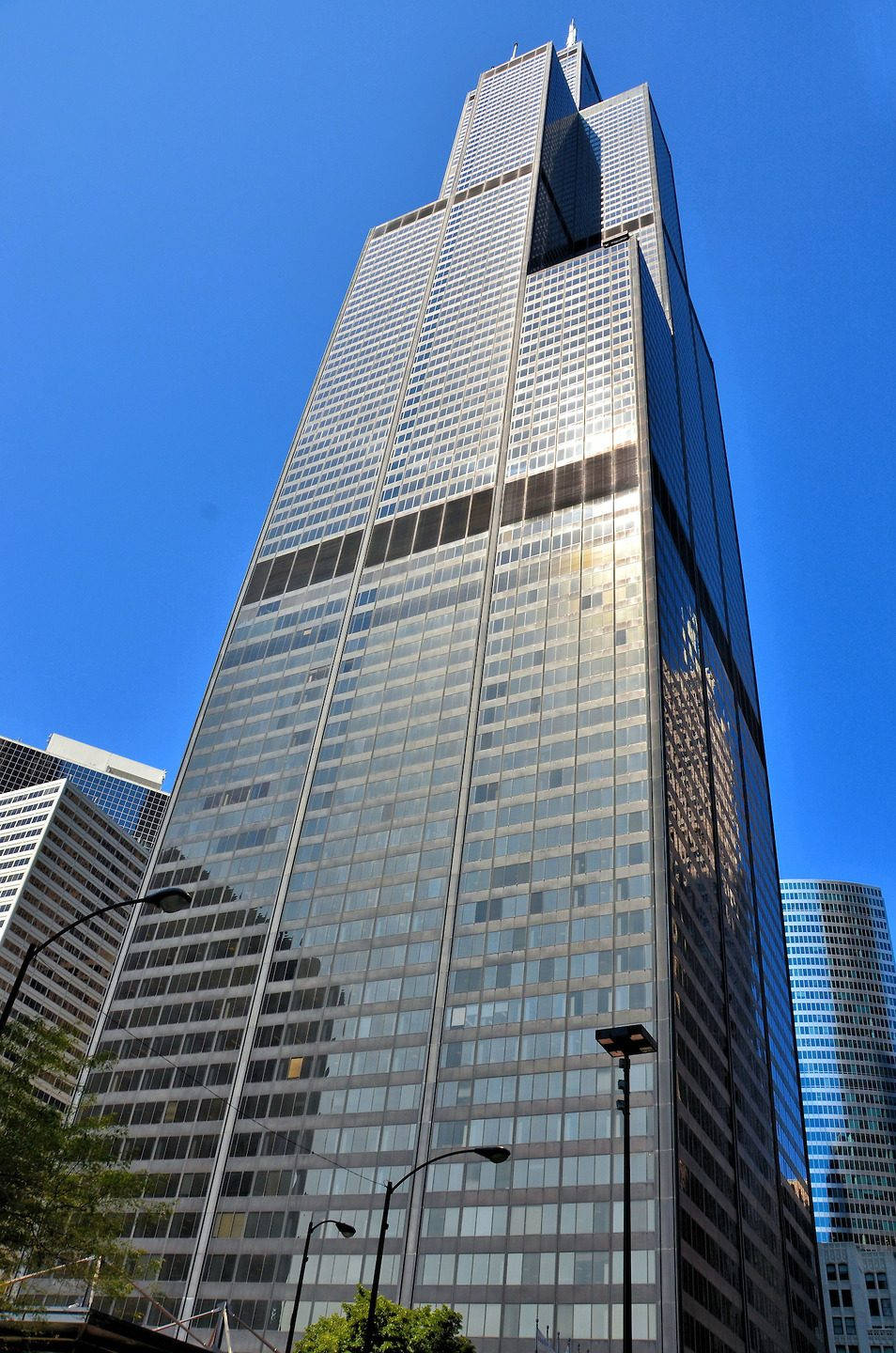 World's Tallest Building Willis Tower Background