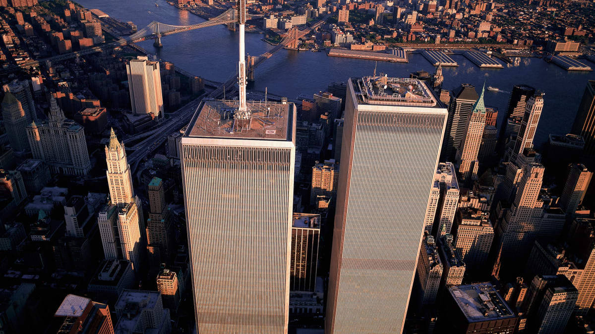 World Trade Center Cityscape Background