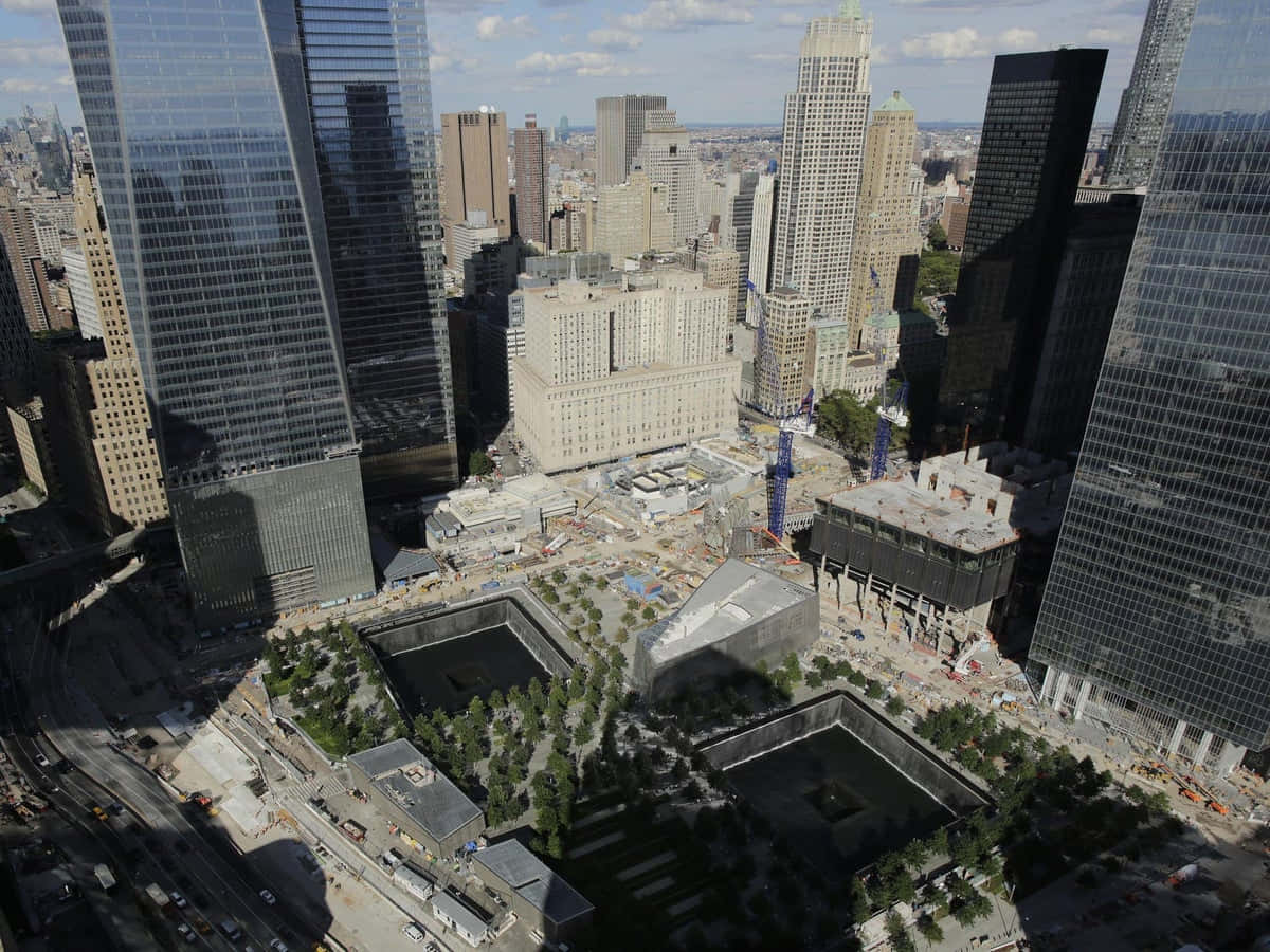 World Trade Center Reconstruction Aerial View