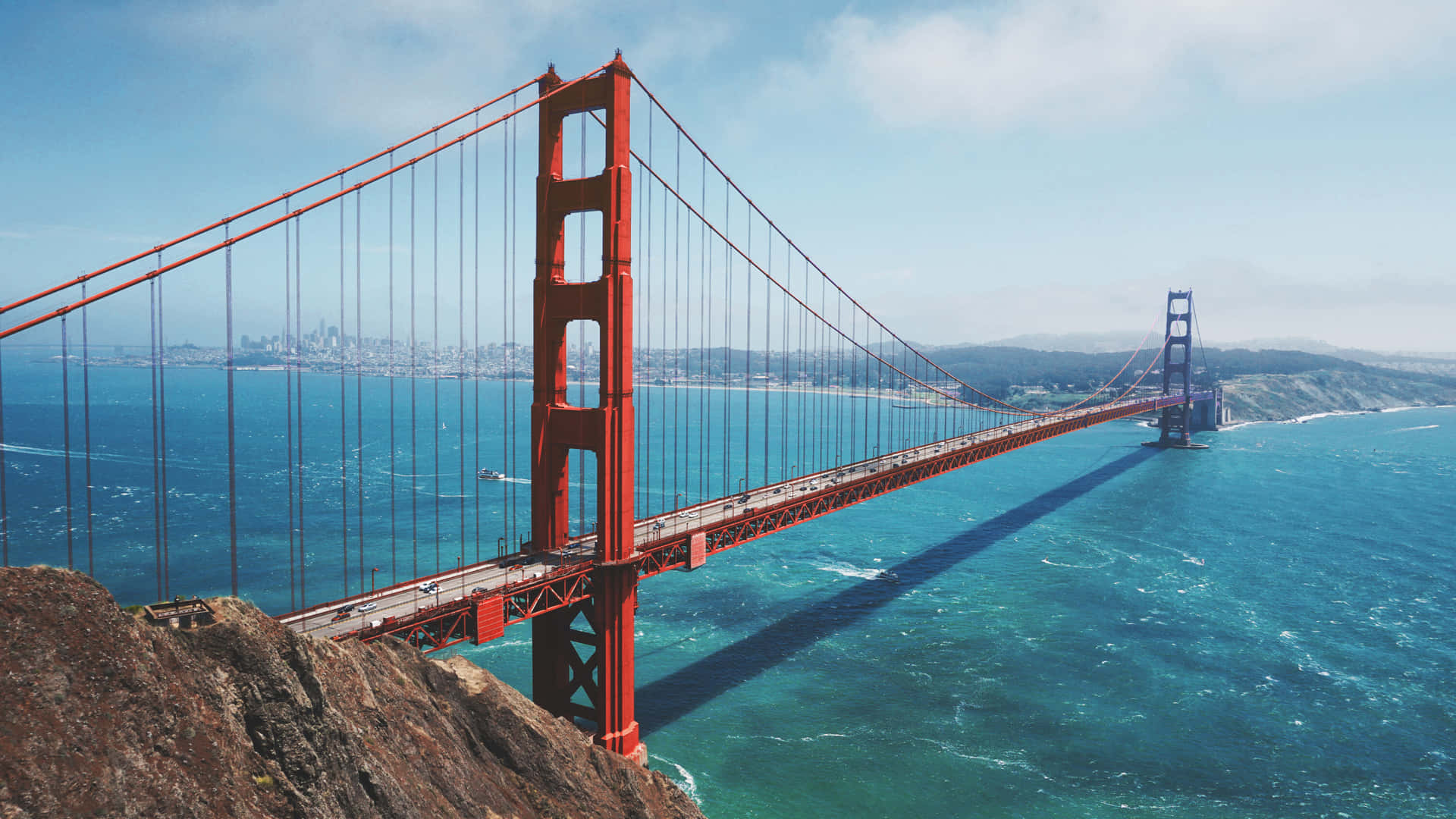 World Travel Golden Gate Destination Background