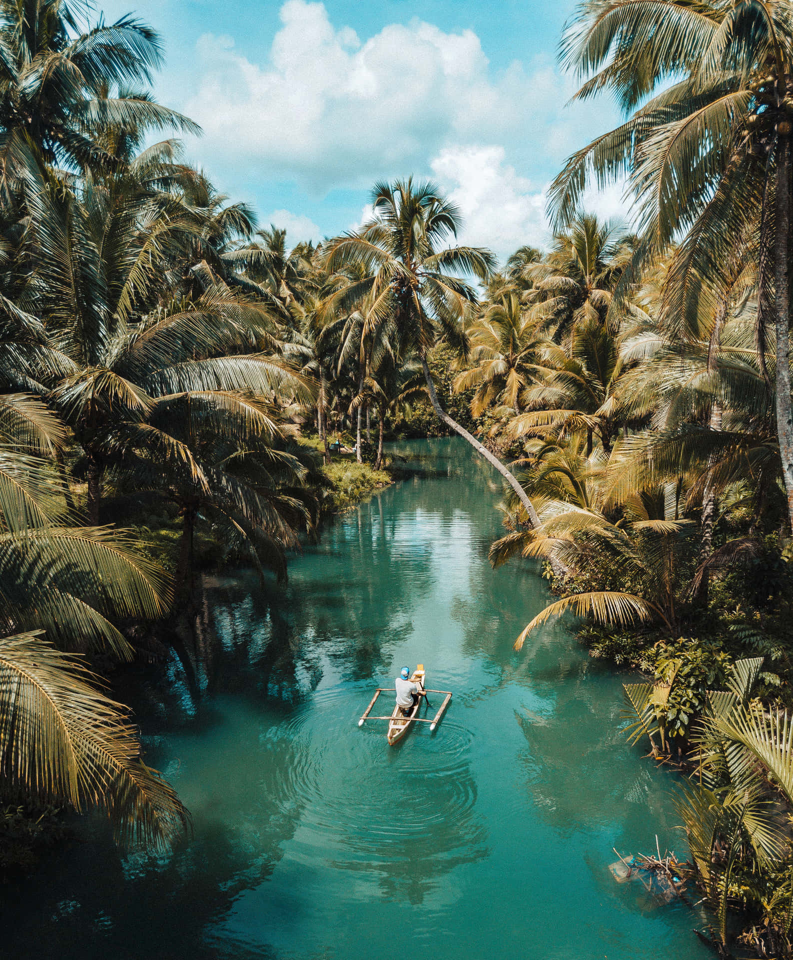 World Travel In Siargao Island Background