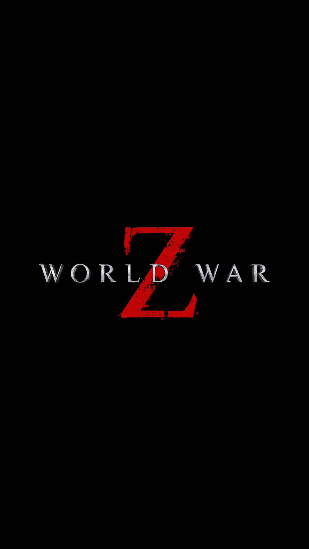 World War Z Game Logo Black