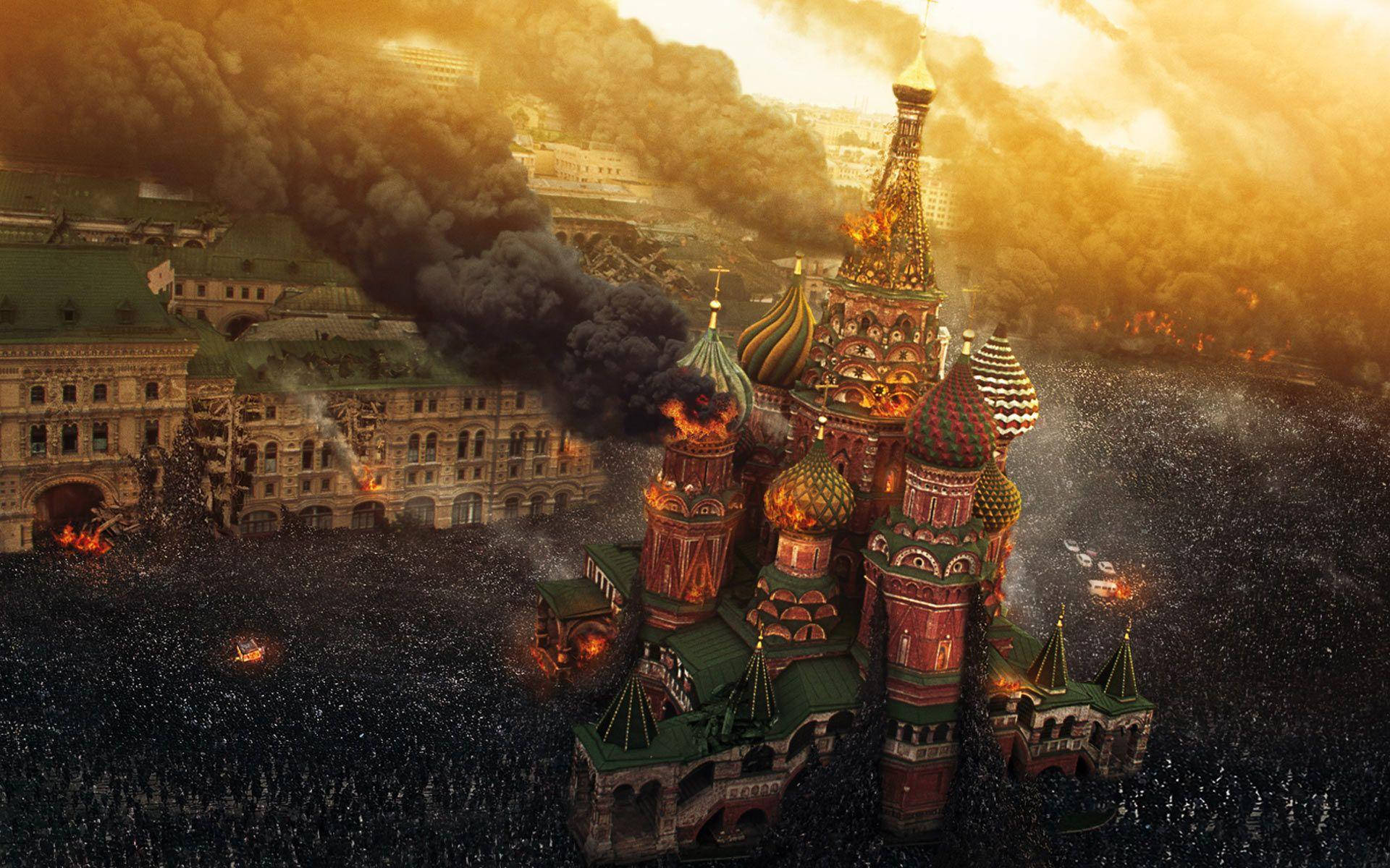 World War Z Ravaging Russia Background