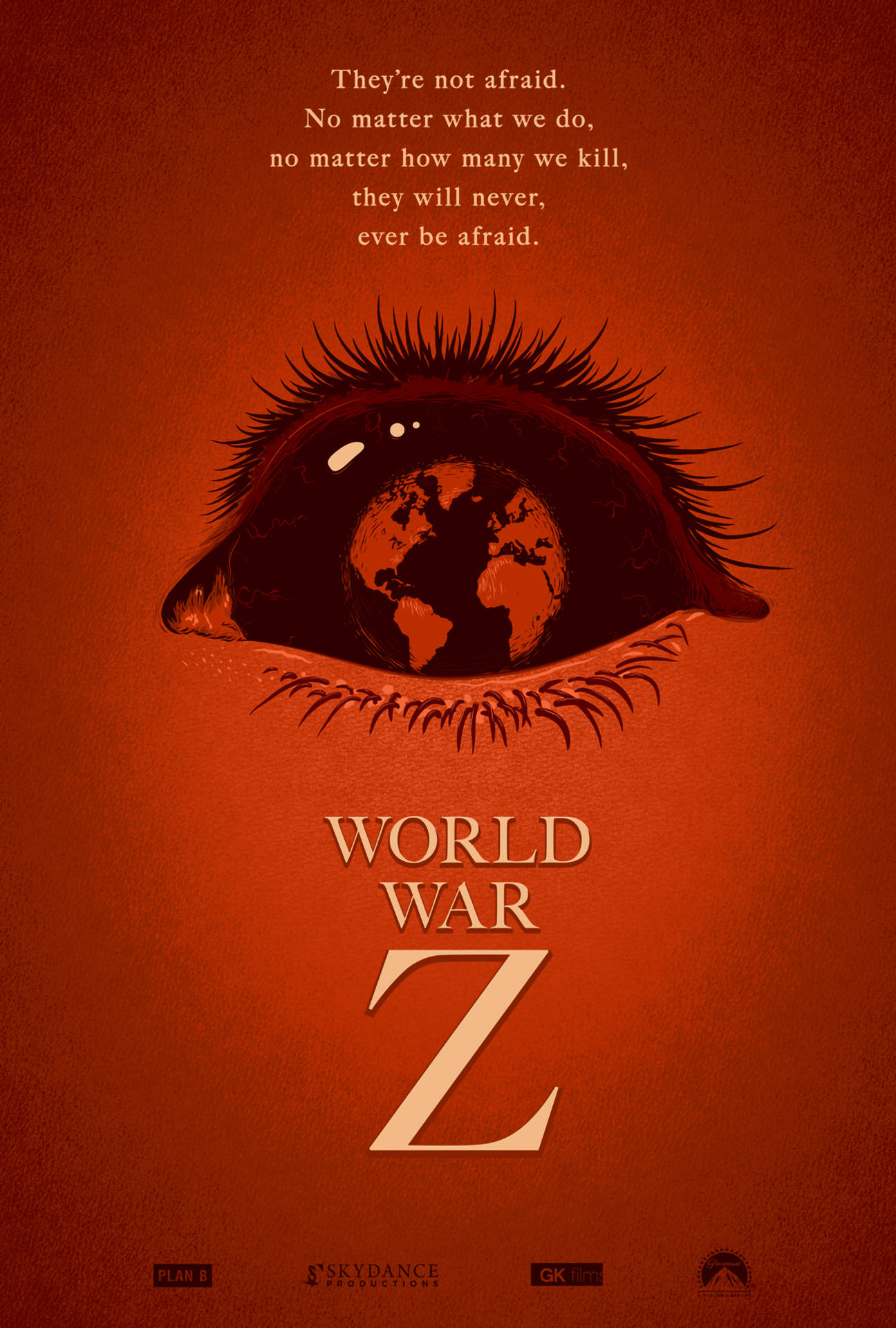 World War Z Red Eye Background