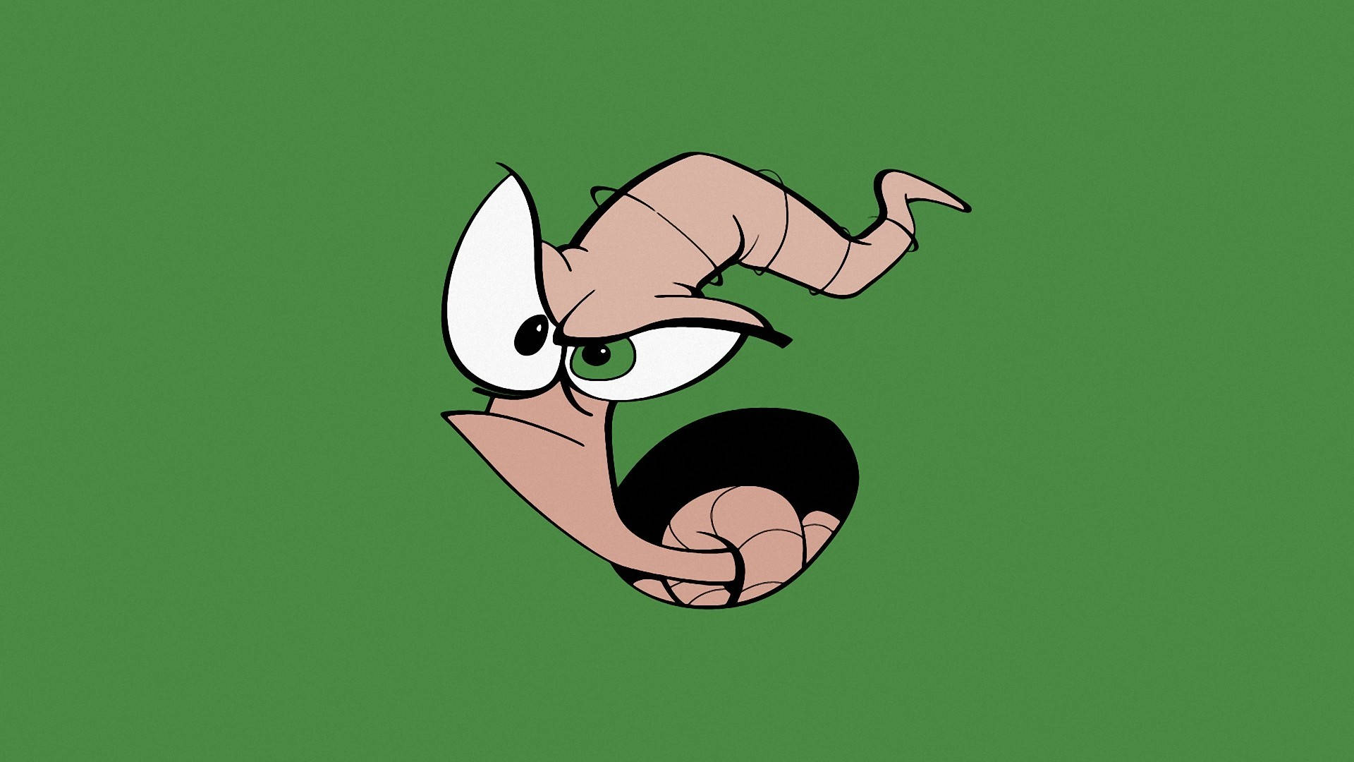 Worm Jim In Earthworm Jim Background