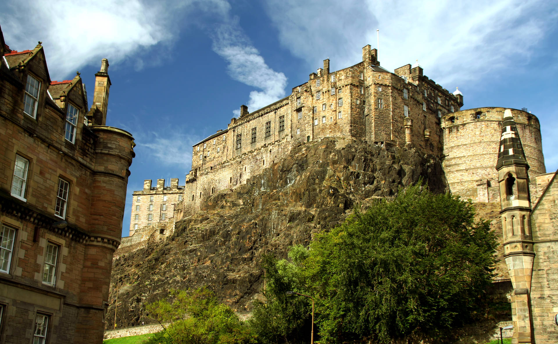 Worm's-eye View Of Edinburgh Castle