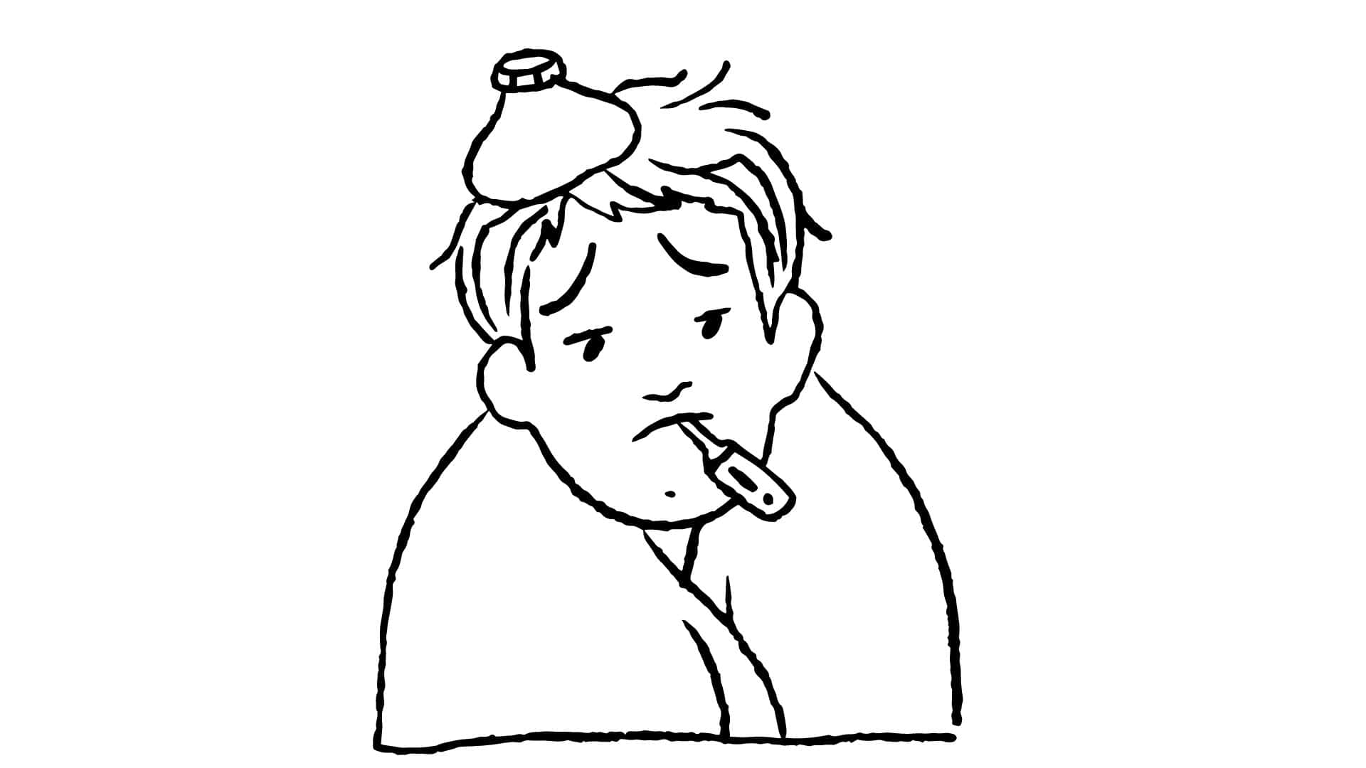 Worn-out Laptop Struggling To Keep Up With Its Workload Background