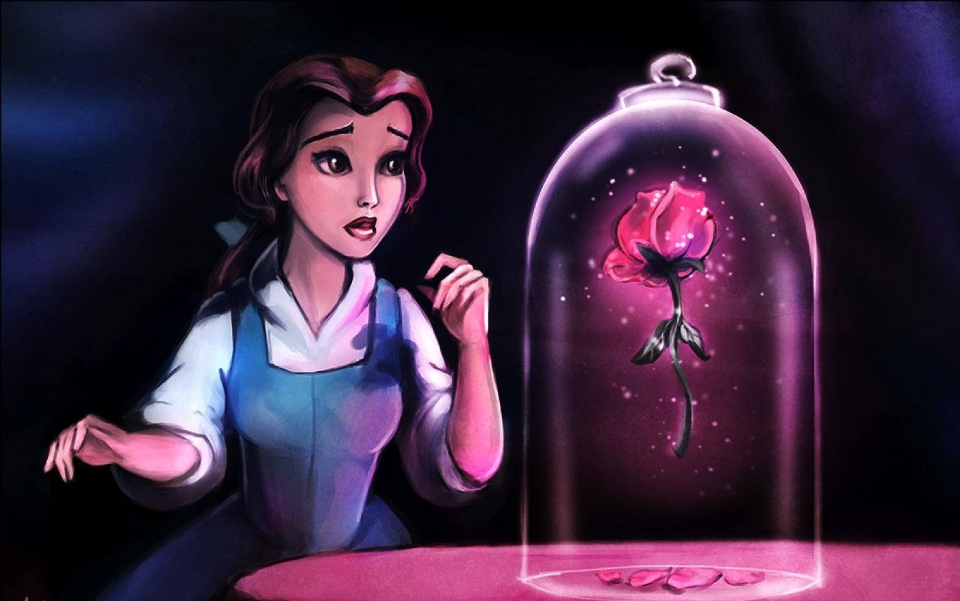 Worried Belle Beauty And The Beast Rose