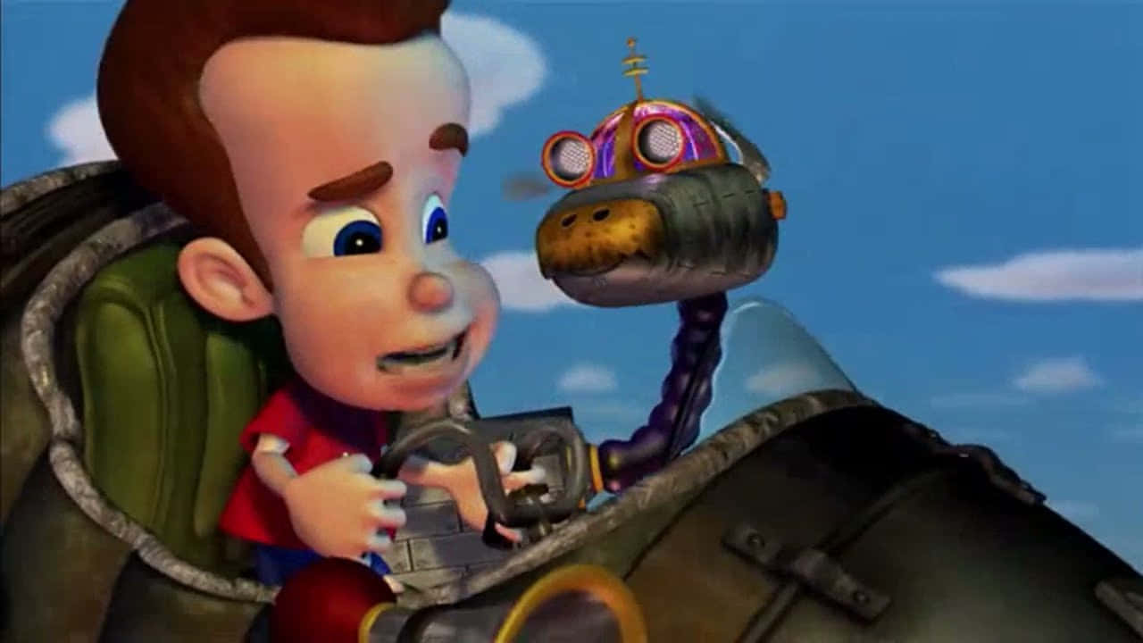 Worried Jimmy Neutron Boy Genius With Goddard