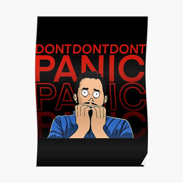 Worried Man Don’t Panic Background