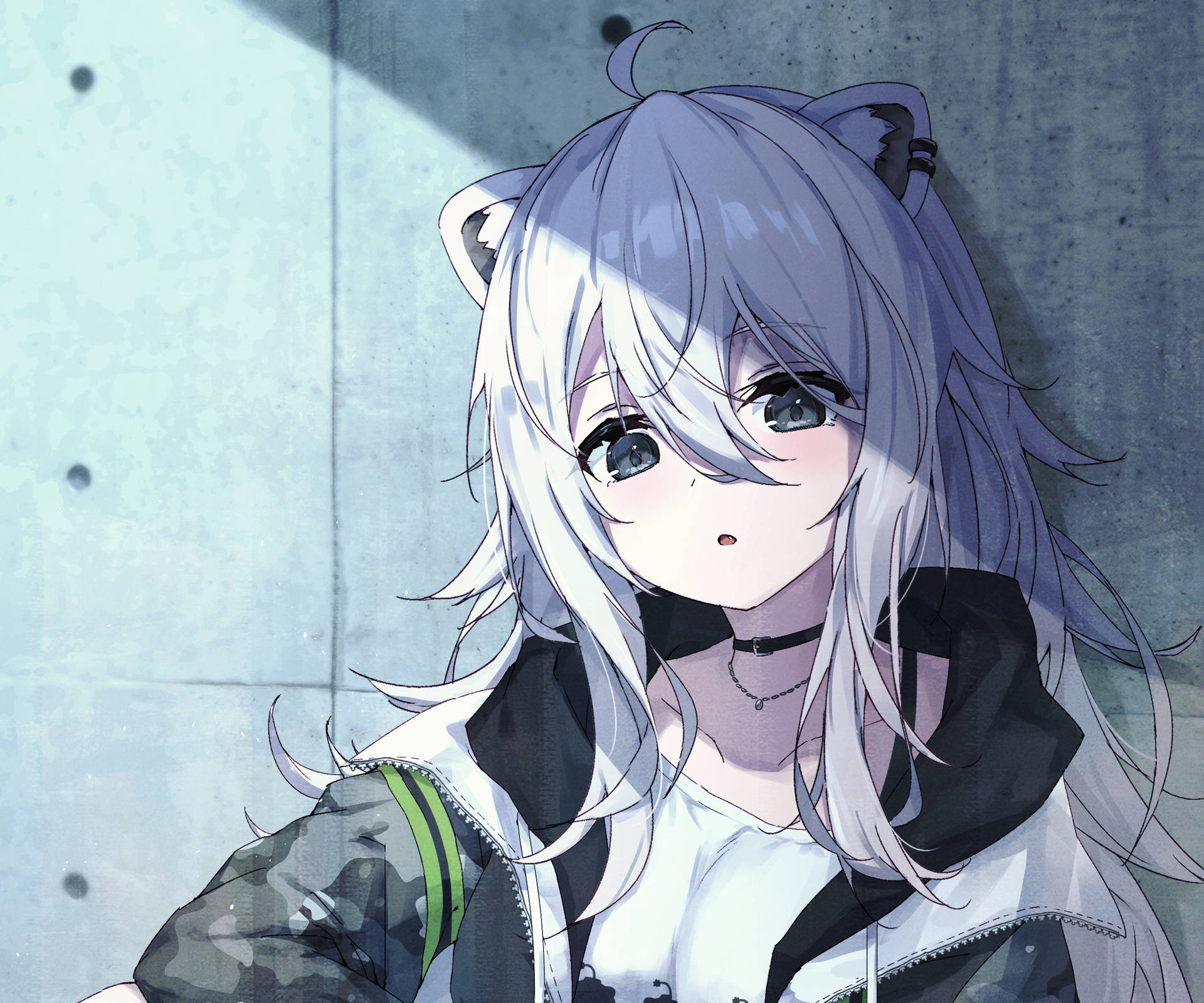 Worried Shishiro Botan Hololive Background