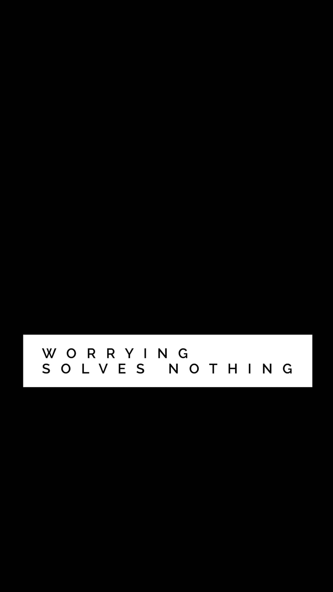 Worrying Solves Nothing - Tee Shirt