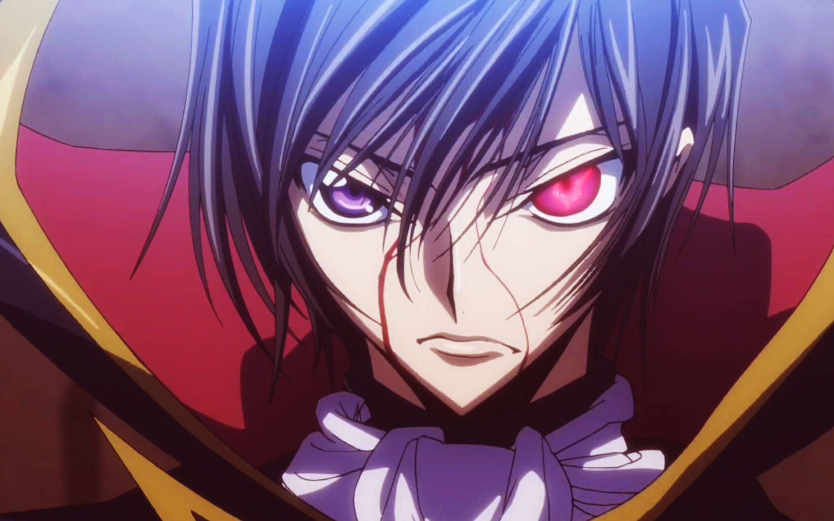 Wounded Lelouch Lamperouge On Zero Suit