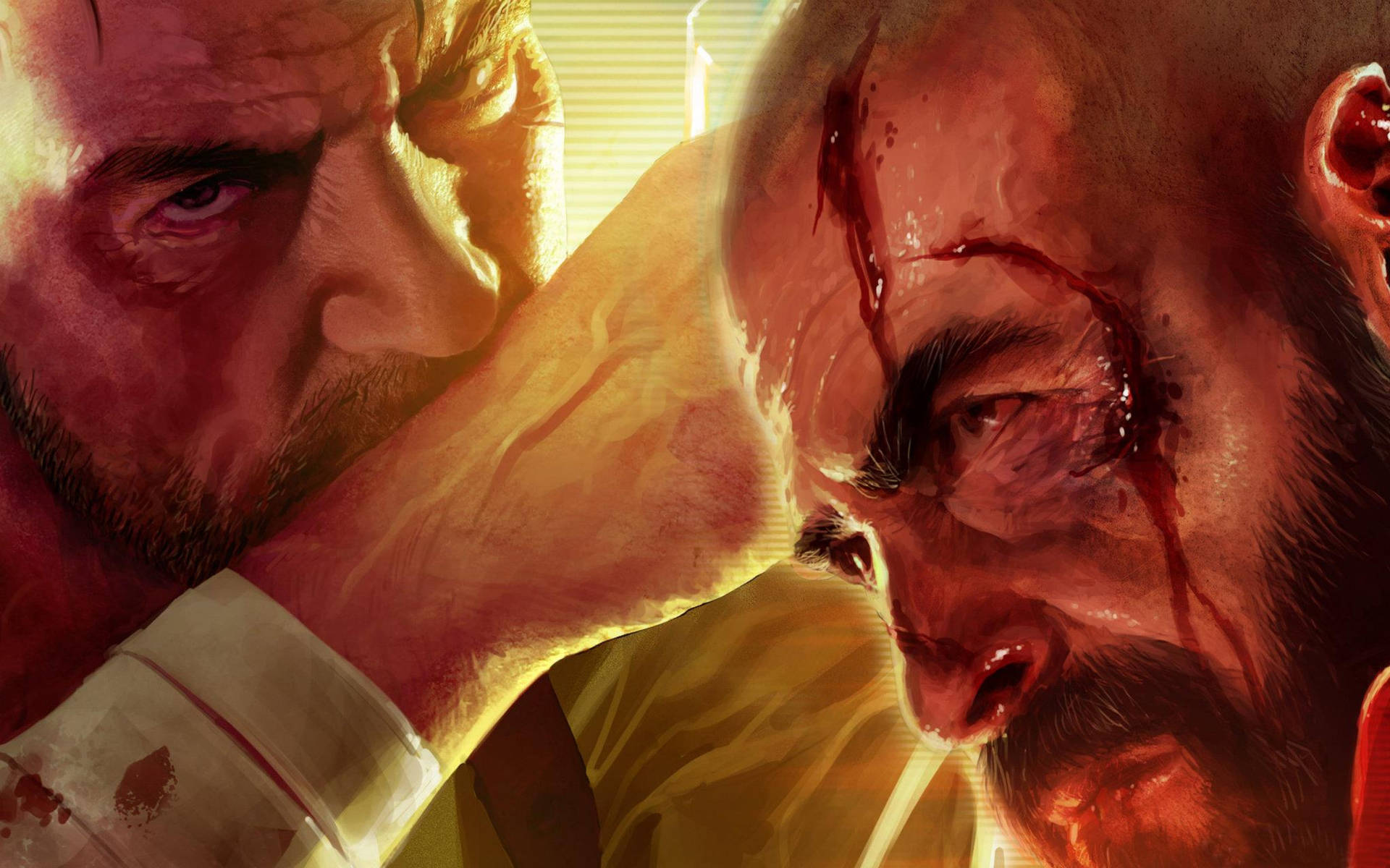 Wounded Max Payne: A Tale Of Resilience And Determination Background